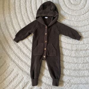 Jamie Kay Bear Knit Onepiece Size 6-12 Months